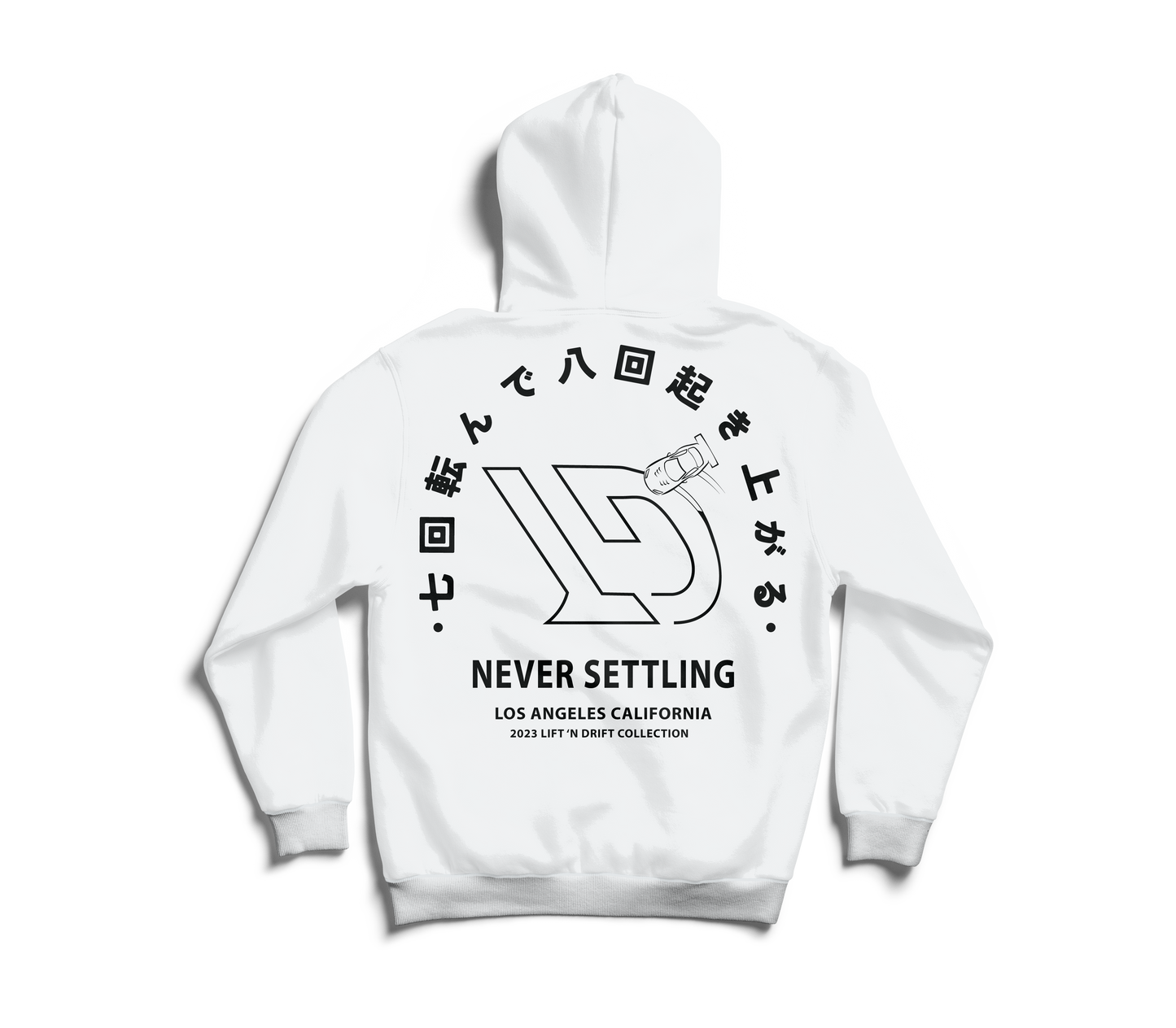 NEVER SETTLING HOODIE